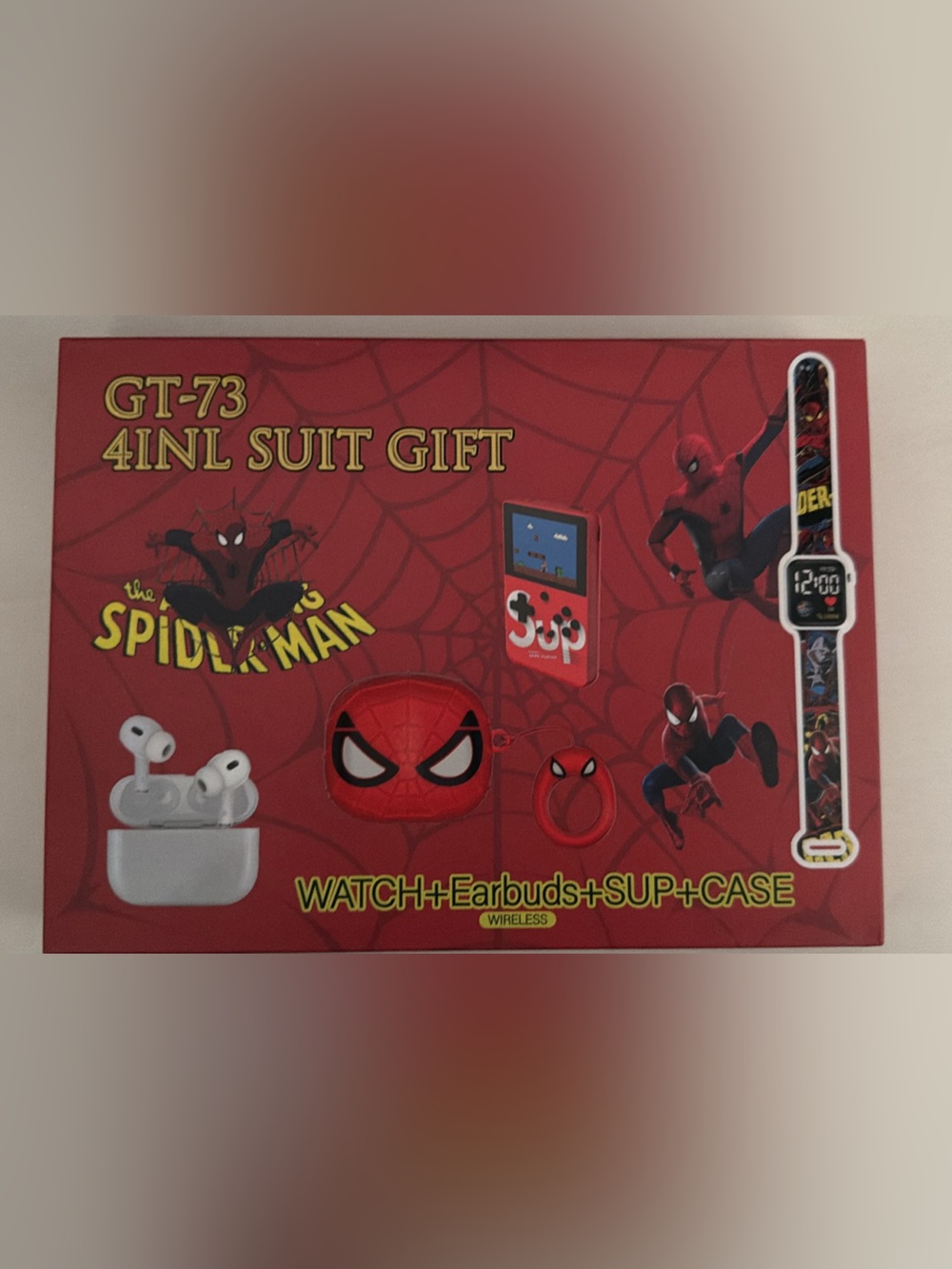 SpiderMan 4-in-1 Gift Set